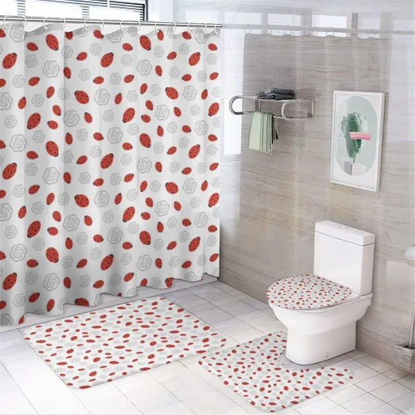 Animal Illsutration on a shower curtain