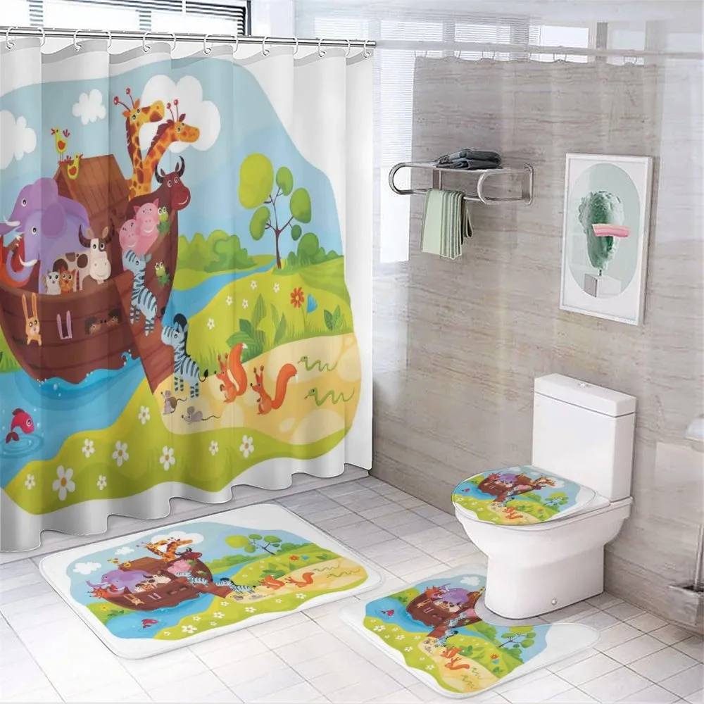 Animals Boarding Ark Motif — Your design