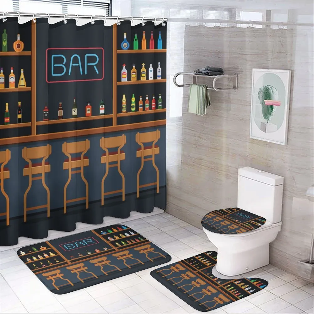 Bar Chairs Cocktail Bottles — Your design