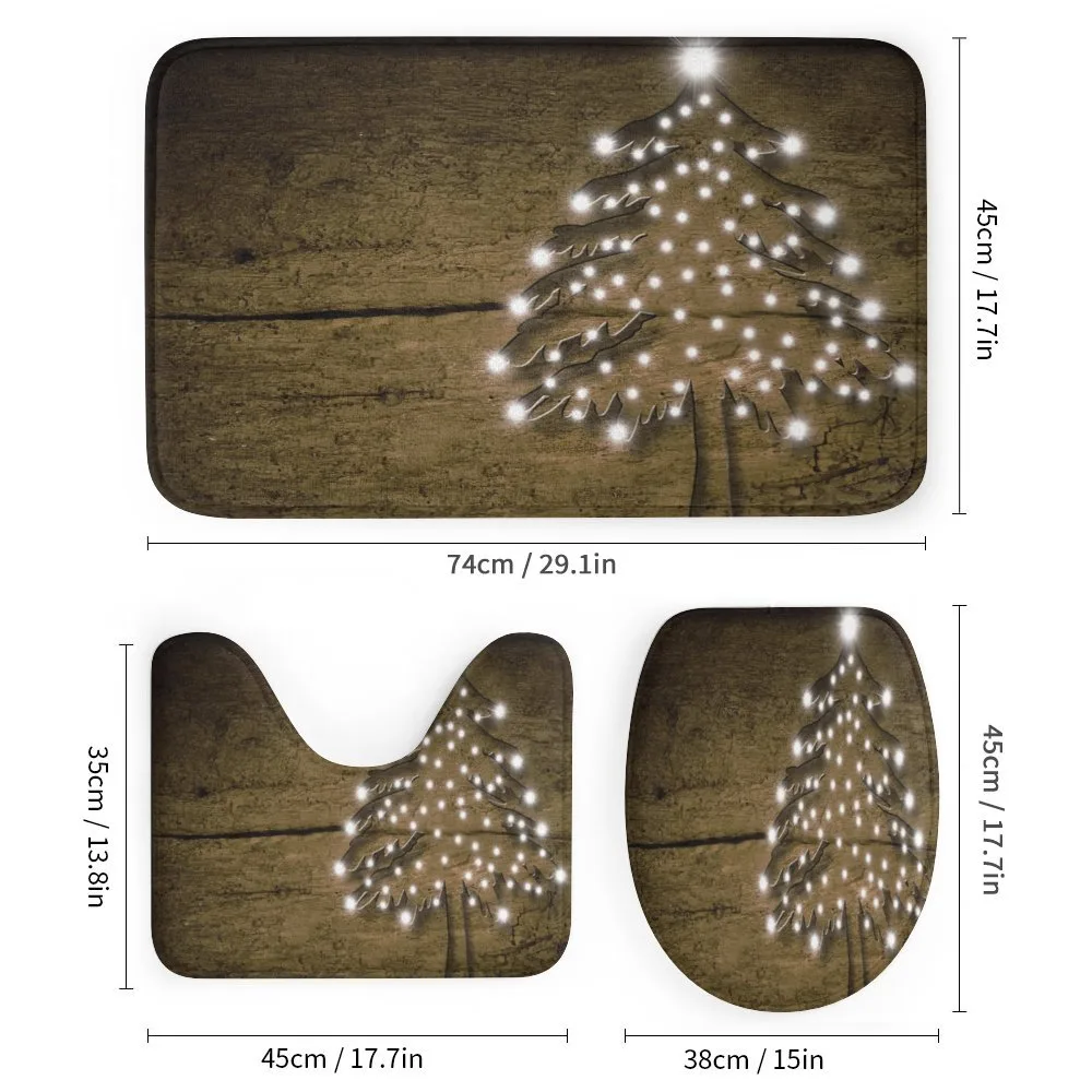 Bokeh Ornaments on Tree — Detail 1