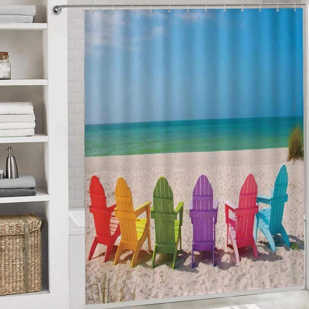Colorful Wooden Deckchairs — Detail 4