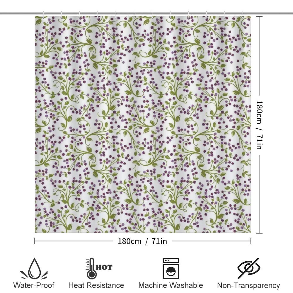 Green Leaves Berries — Detail 2