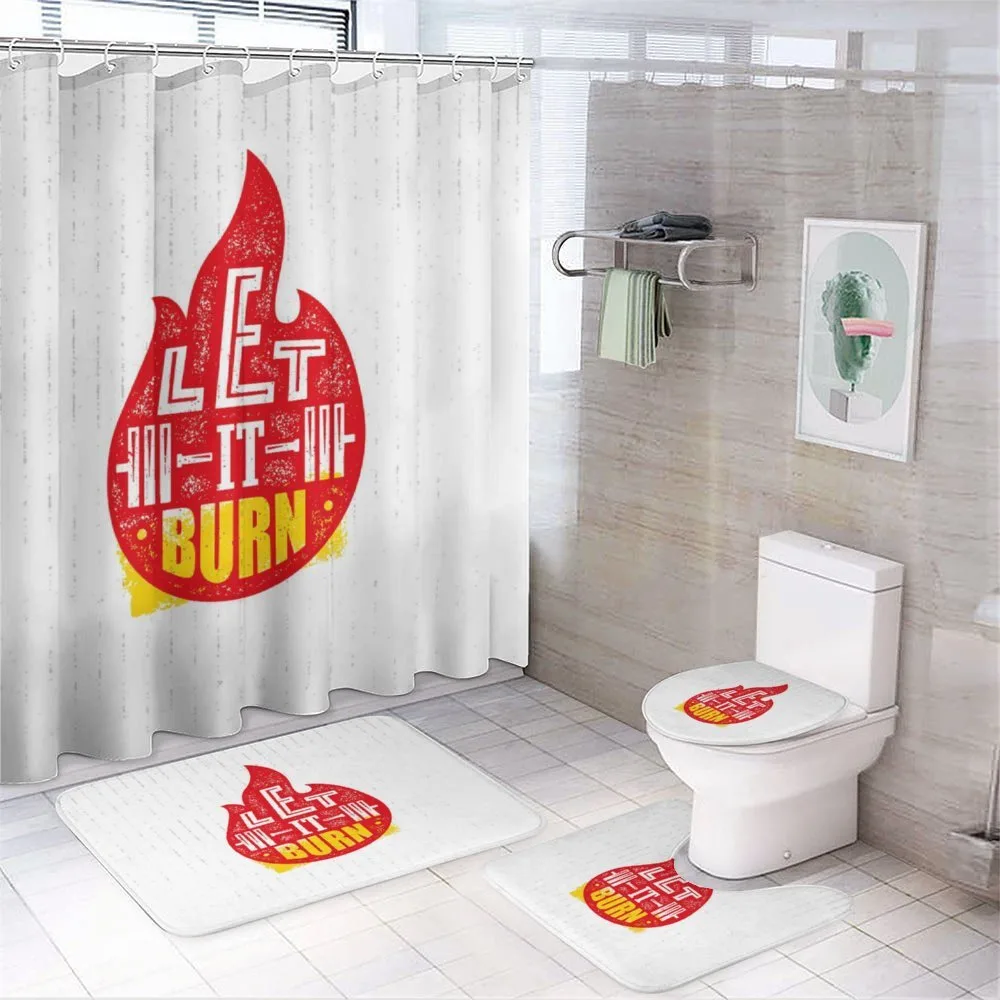 Grunge Typography Flame — Your design