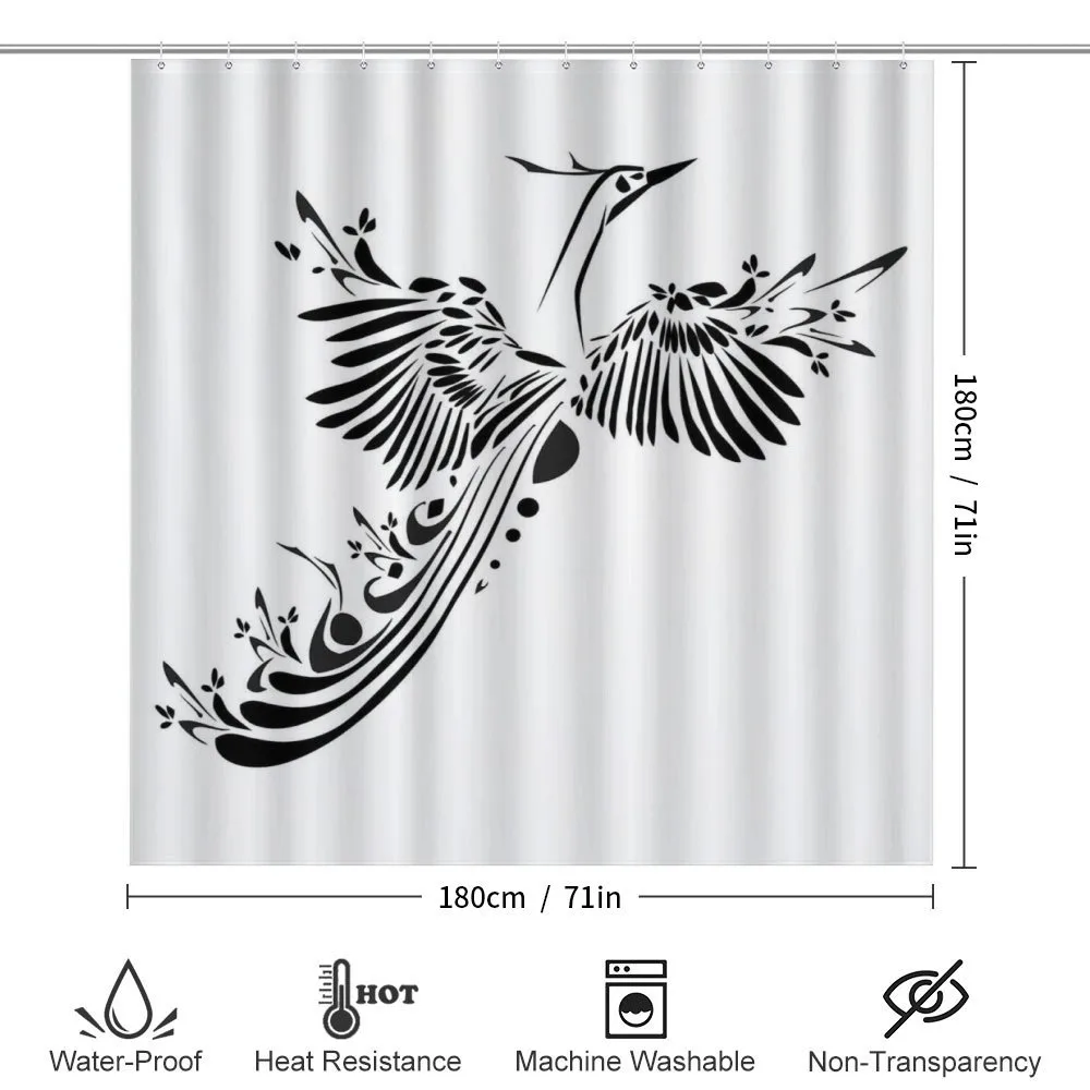 Minimalist Mystic Bird Fly — Detail 2