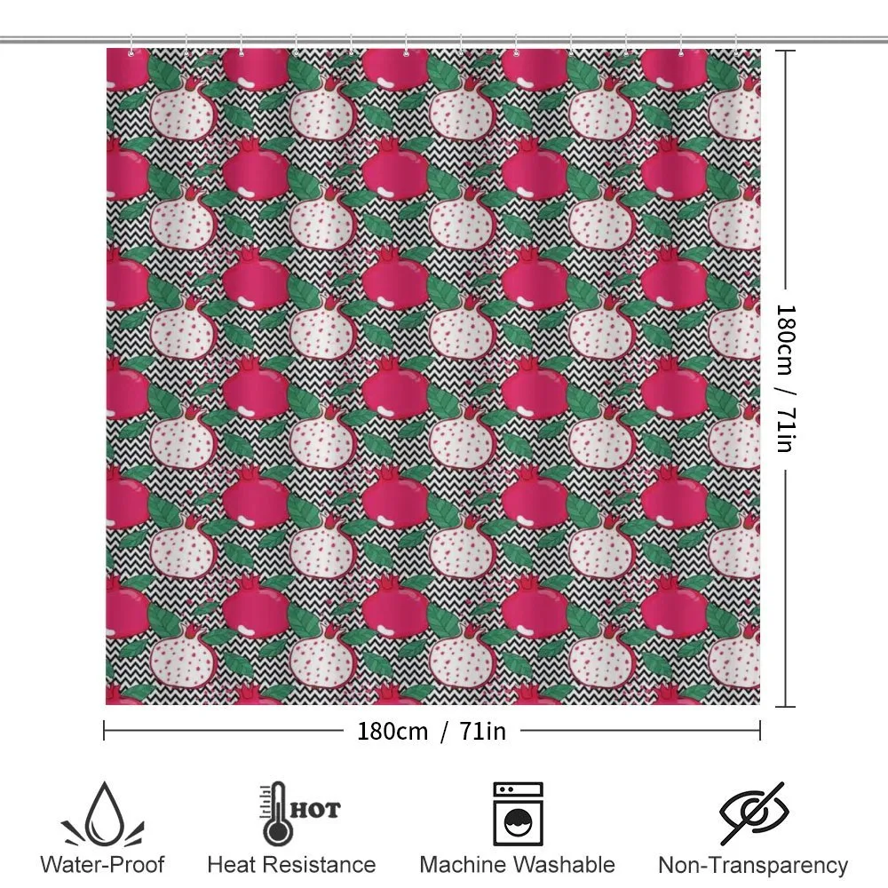 Pomegranate Zigzags — Detail 2