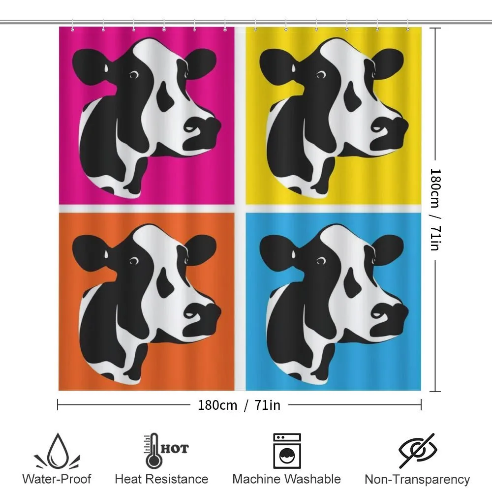 Pop Art Cow Heads Image — Detail 2