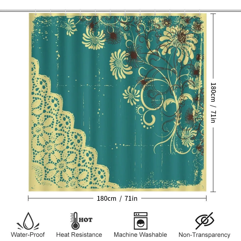 Retro Flora Lace Frame — Detail 2