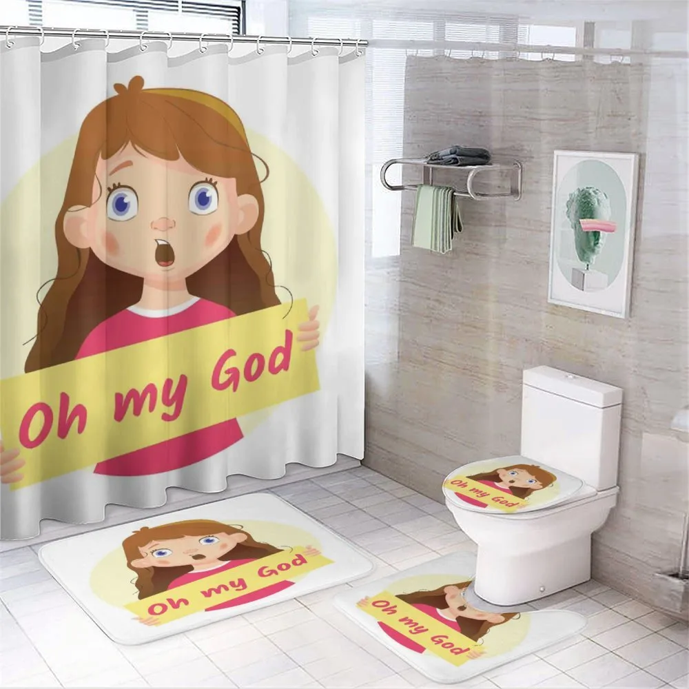 Surprised Cartoon Girl — Your design