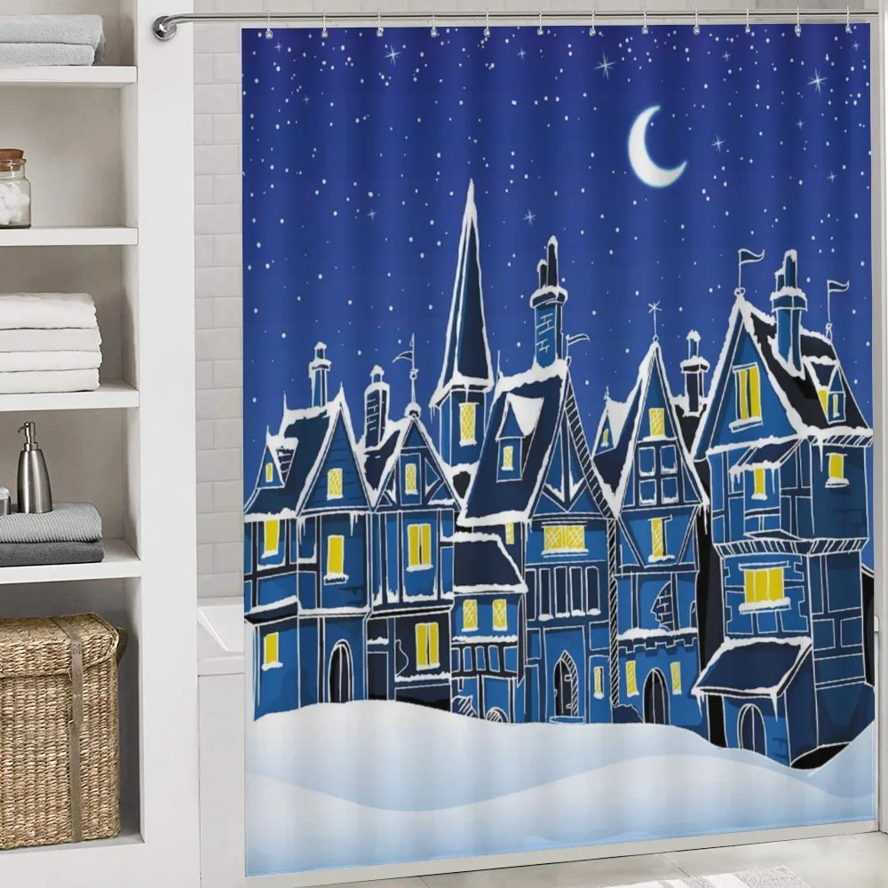 Town in Snow Wintertime — Detail 4