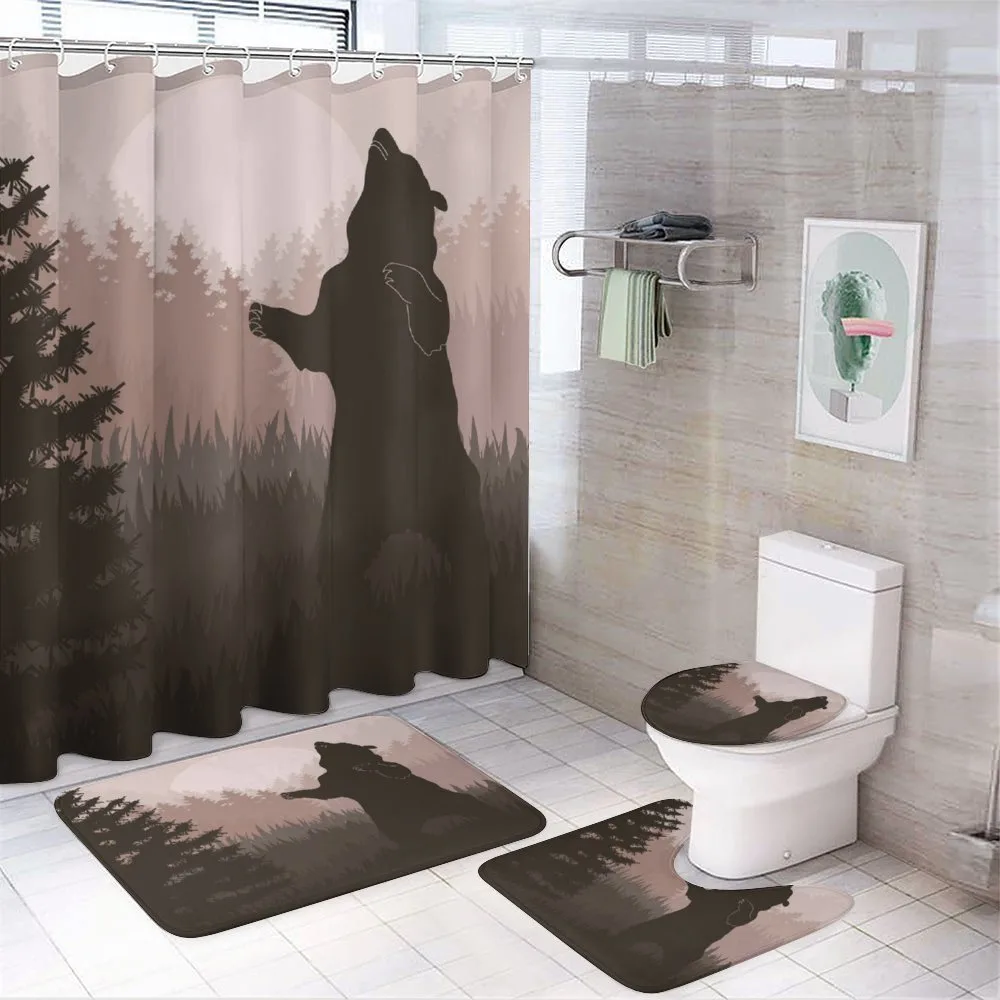 Wild Bear Night Jungle — Your design