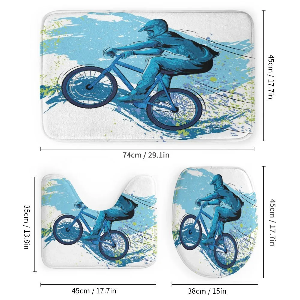 Bicyclist Color Splashes — Detail 1