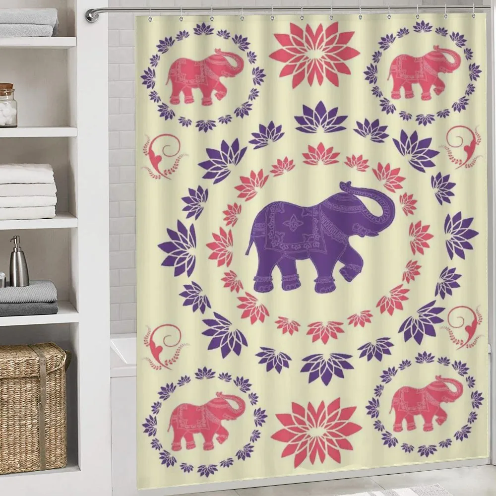 Colorful Floral Elephant — Detail 4
