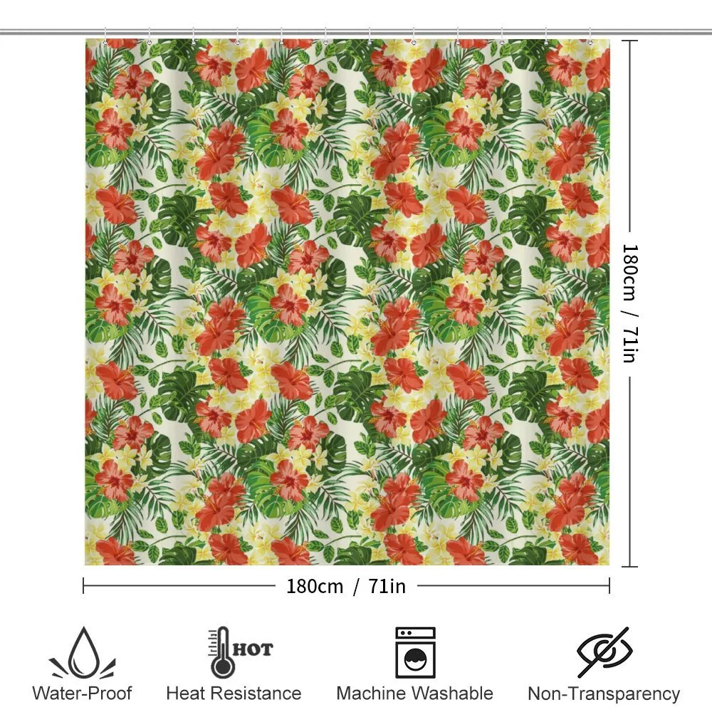 Exotic Flowers Pattern — Detail 2