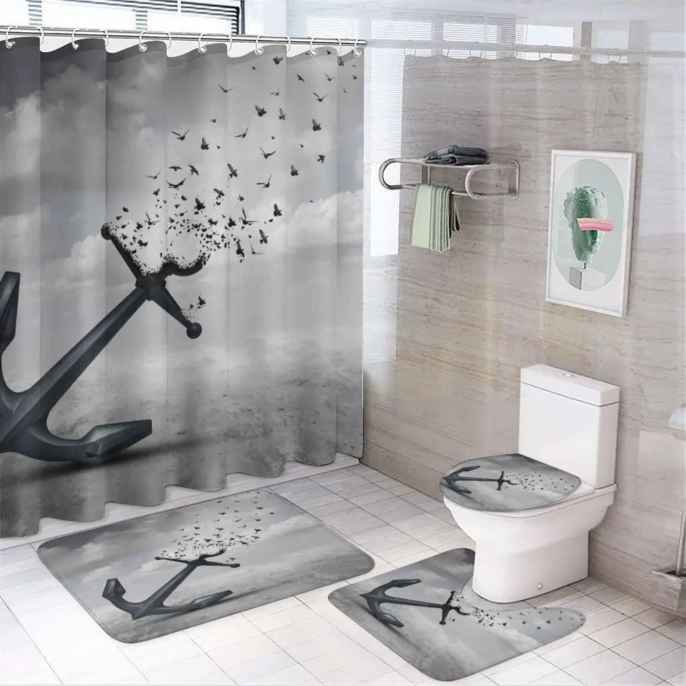 Flying Seagulls Grey — Your design