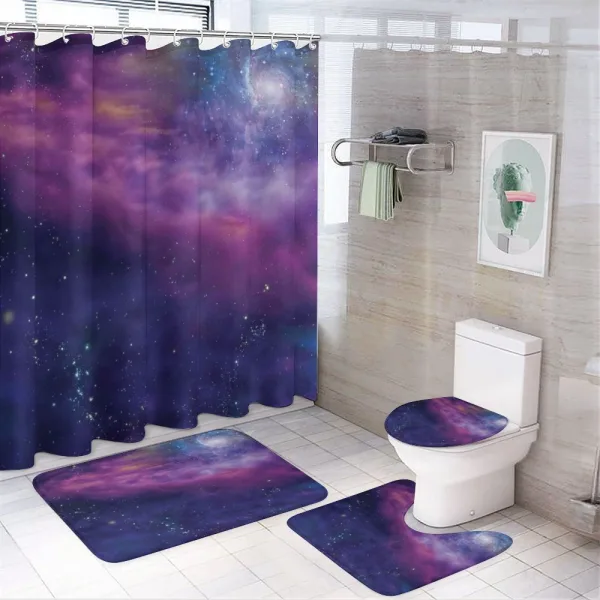 Galaxy Nebula Star on a shower curtain