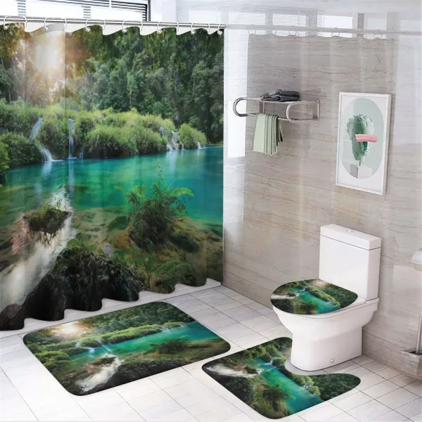 Guatemala Scene on a shower curtain