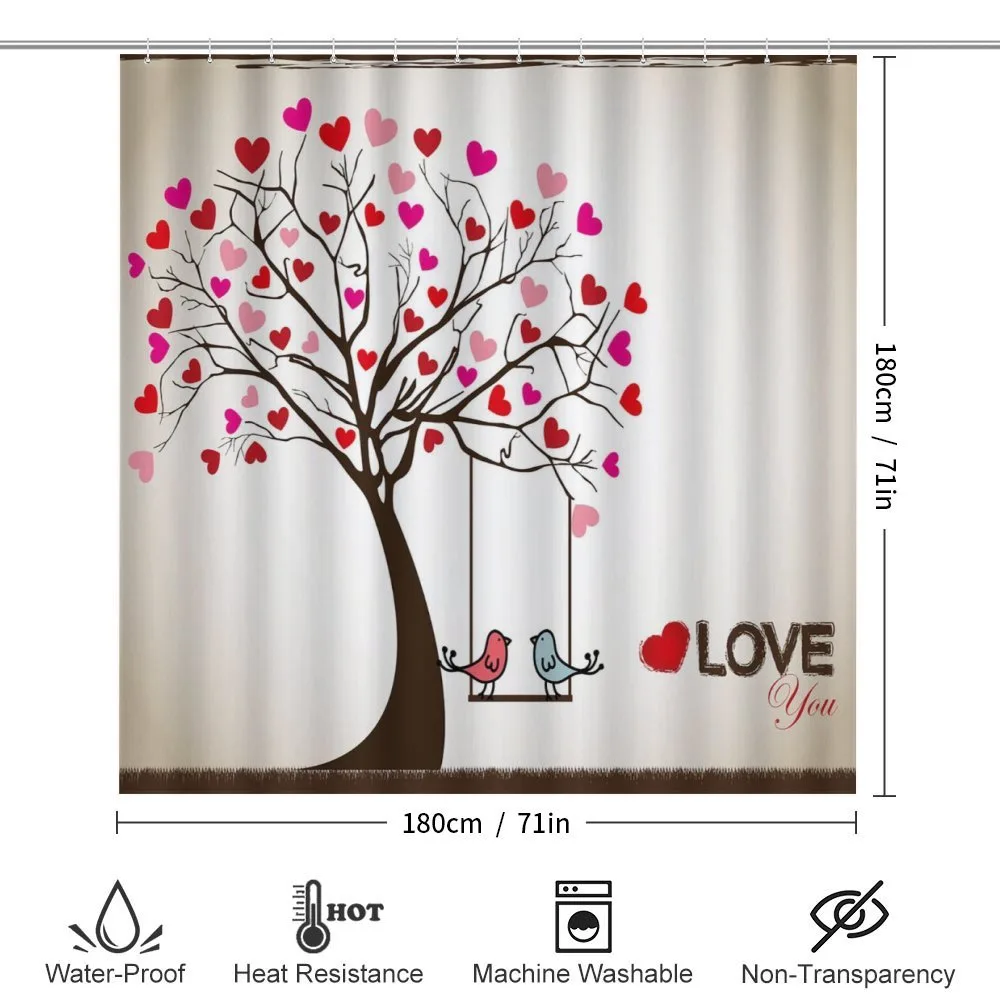 Heart Tree Birds on Swing — Detail 2