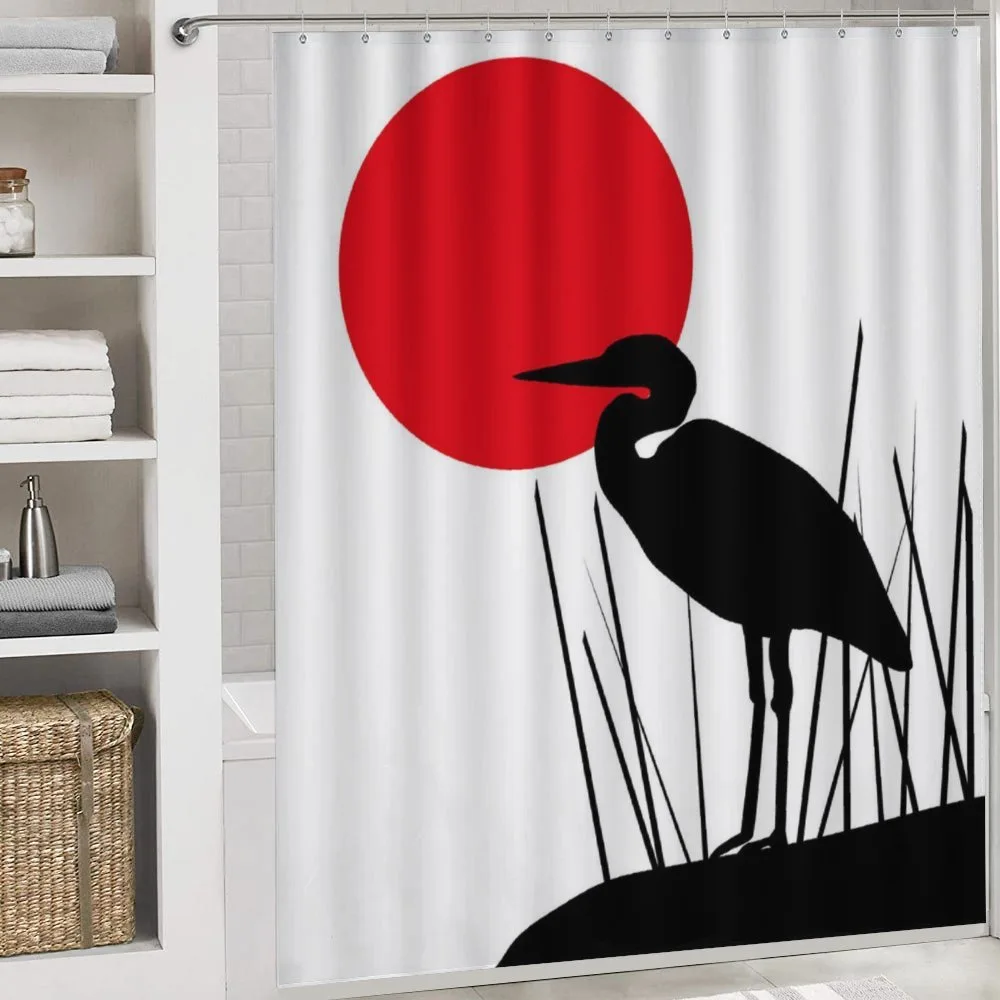 Heron Bird on Japanese — Detail 4