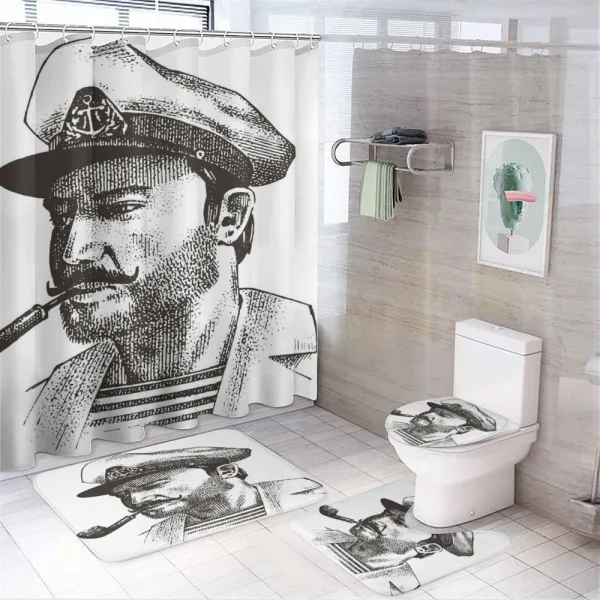 Maritime Boatswain on a shower curtain