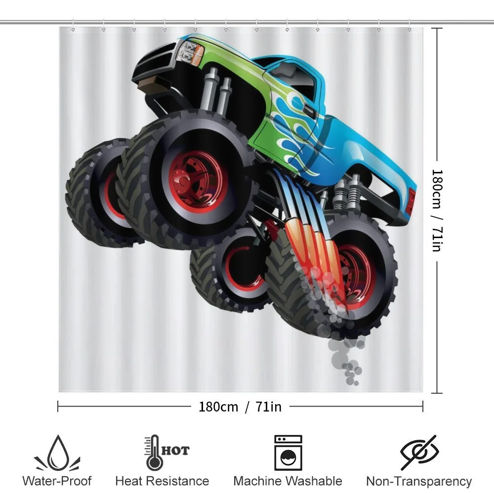 Monster Truck Cool Cartoon — Detail 2