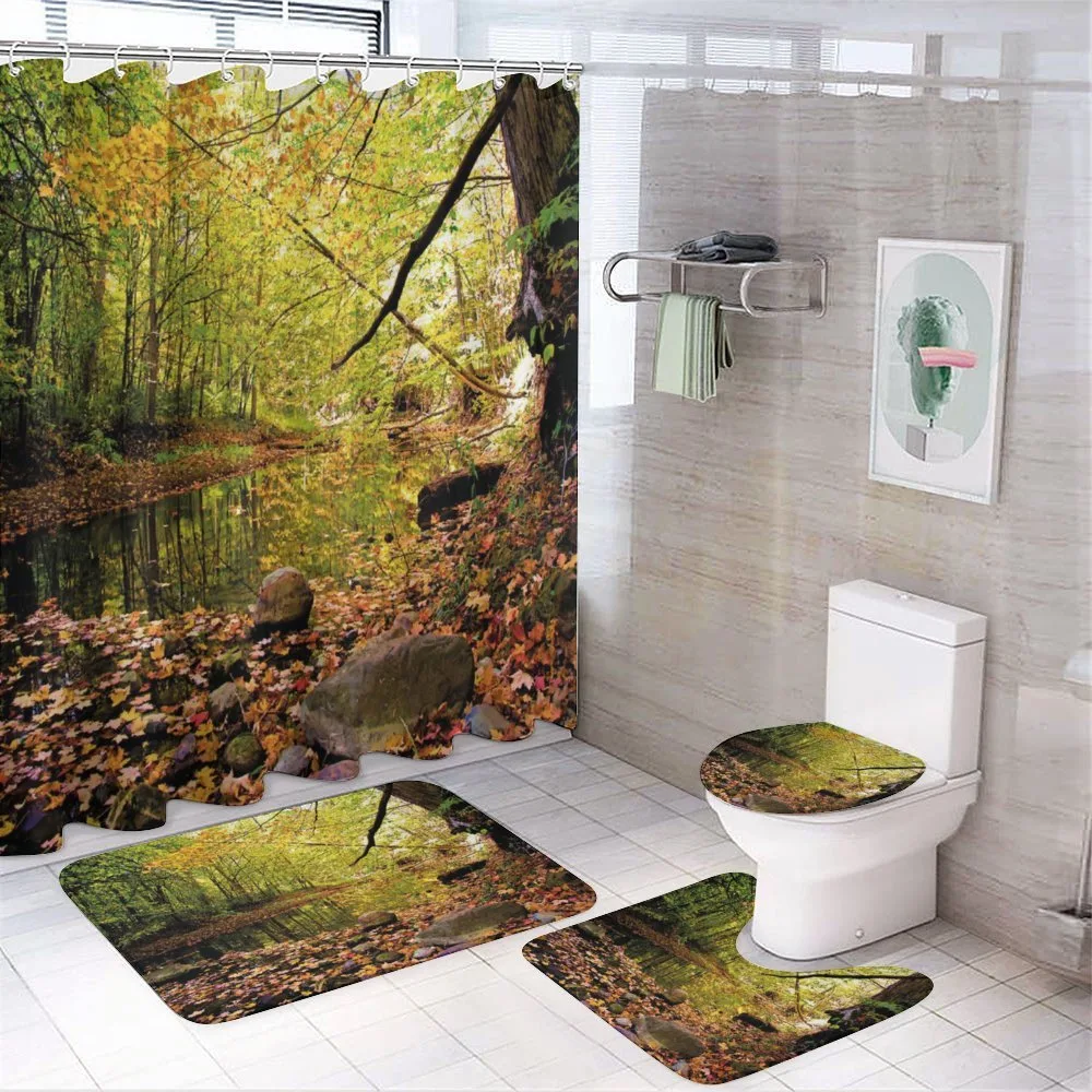 Pine River in Autumn — Your design