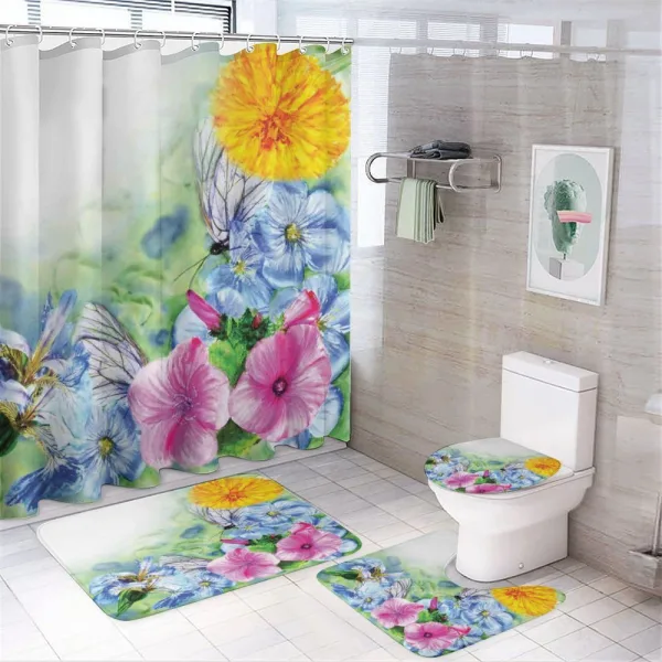 Spring Blossom on a shower curtain