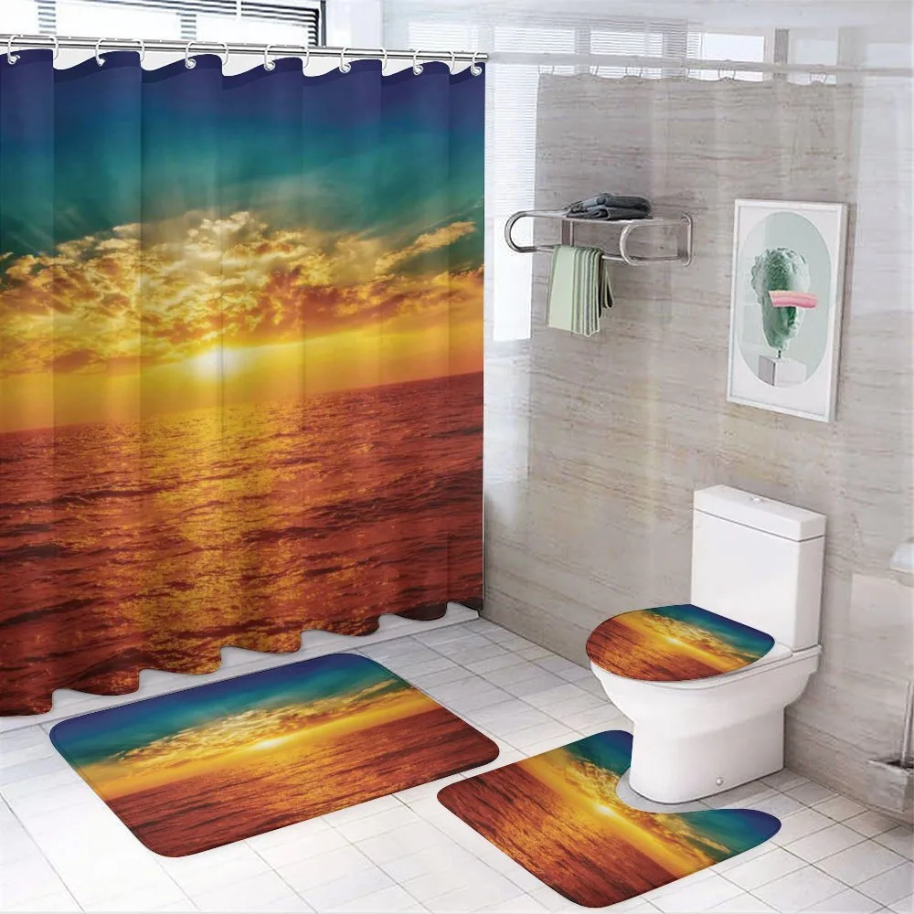 Sunset Seaside Clouds — Your design