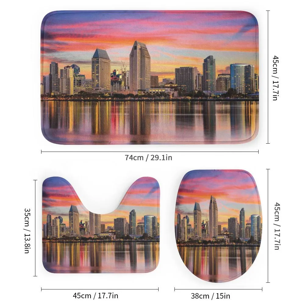 USA Downtown at Sunset — Detail 1