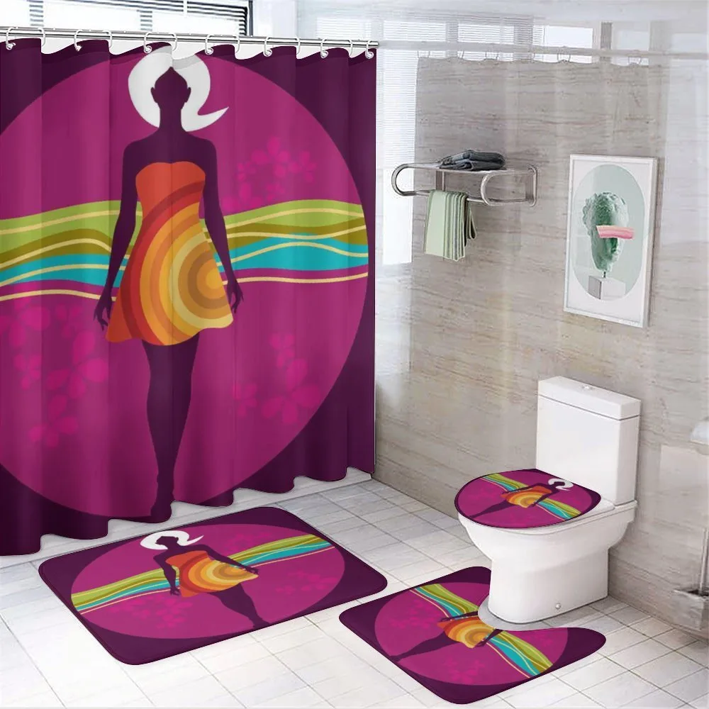 Woman in Abstract Dress — Your design