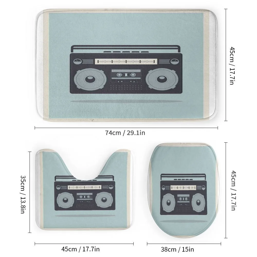 1980s Boombox Image — Detail 1
