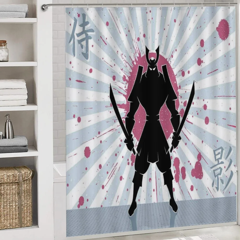 Cartoon Dark Color Samurai — Detail 4