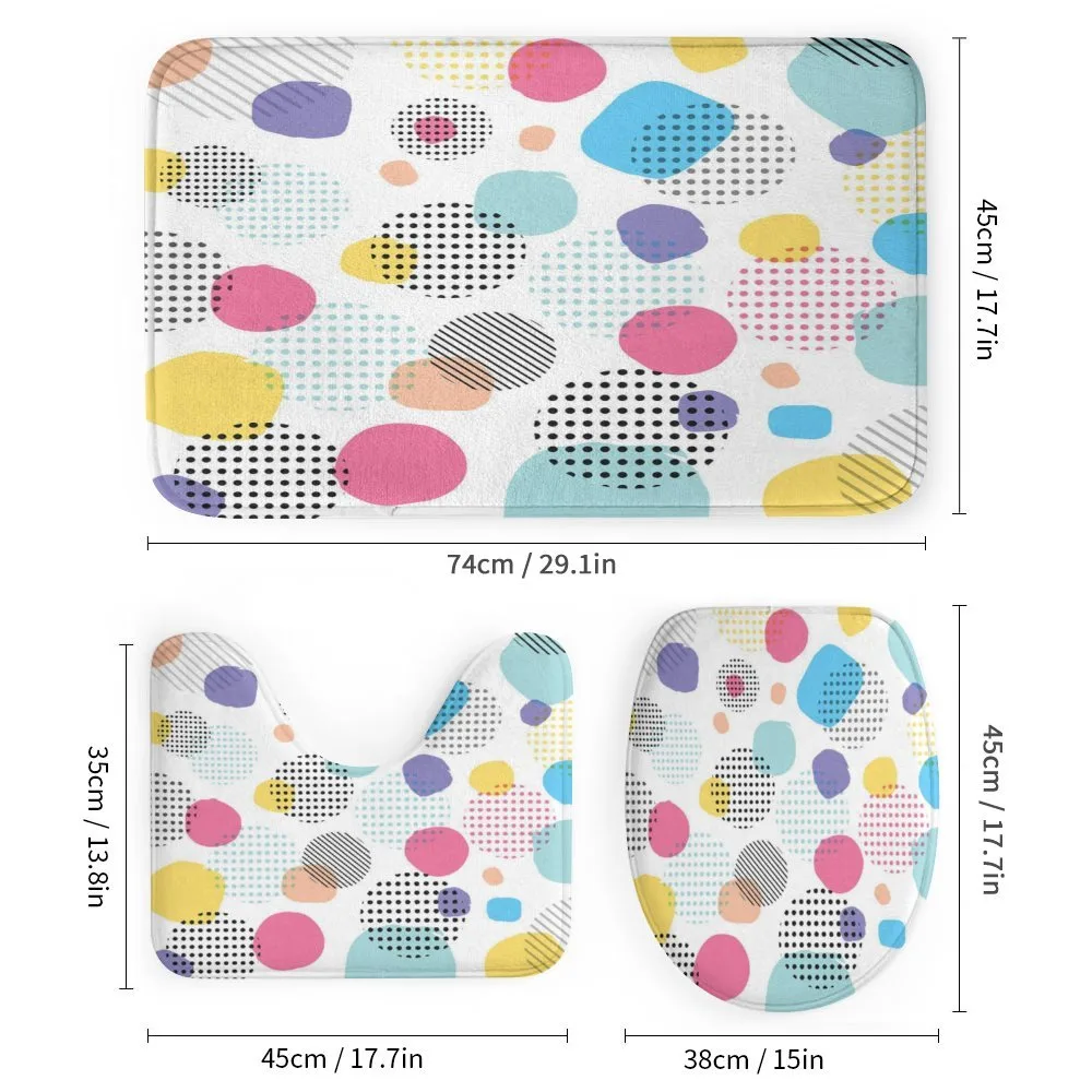 Colorful Spots Stripes — Detail 1