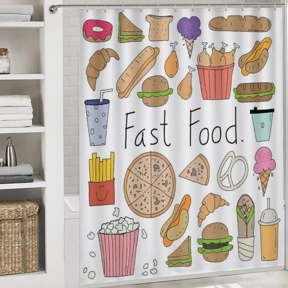 Fast Food Lettering Doodle — Detail 4