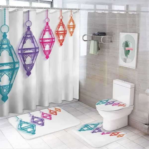 Festivity Celebration on a shower curtain