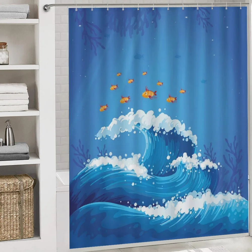 Fish and Wave in Ocean — Detail 4