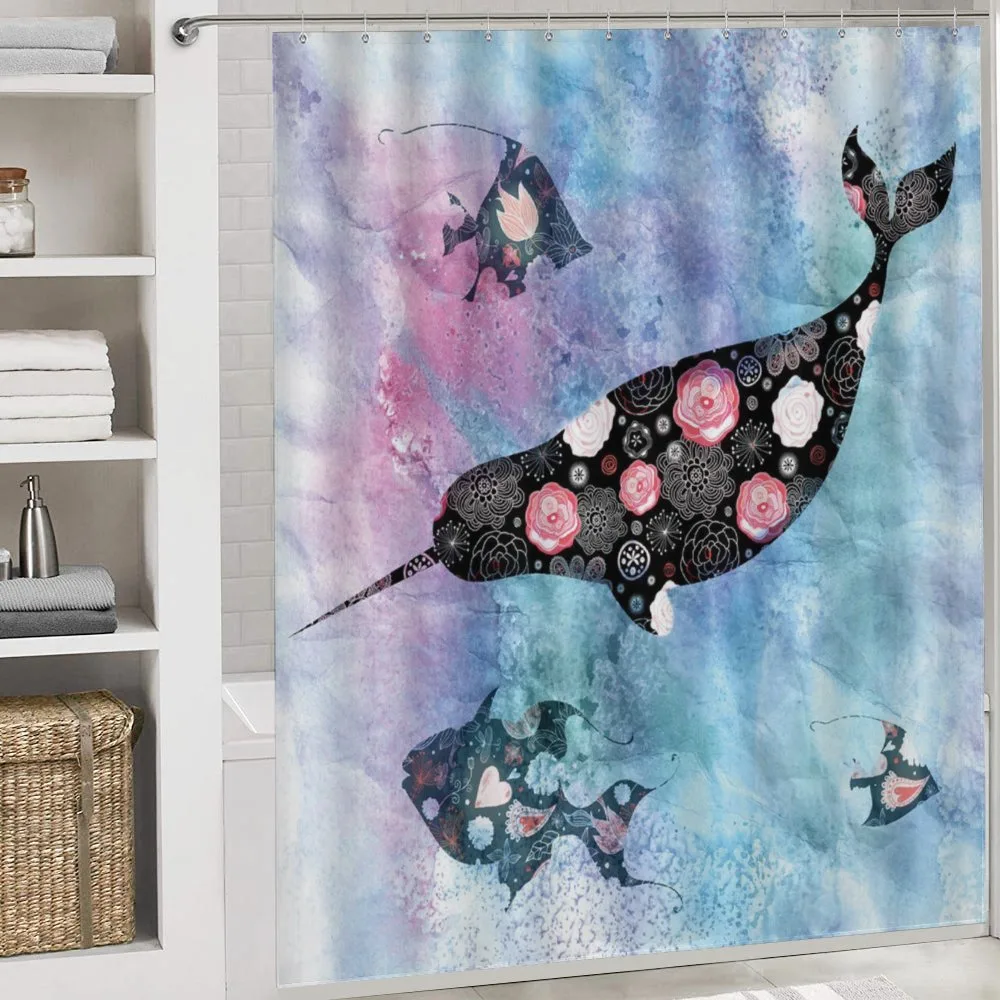 Floral Whale and Fish — Detail 4