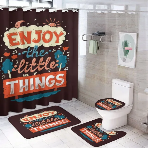 Funky Chirping Birds on a shower curtain
