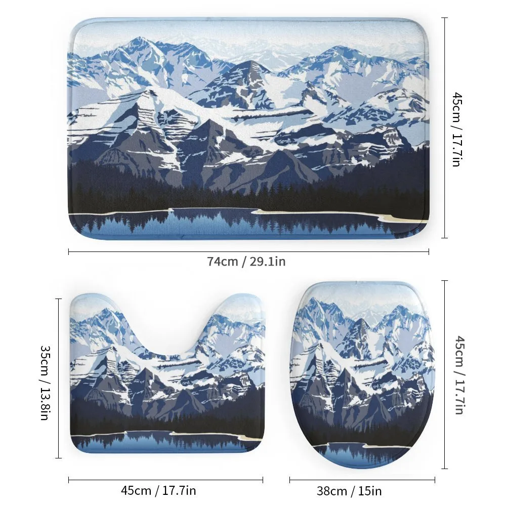 Mountain with Snow View — Detail 1