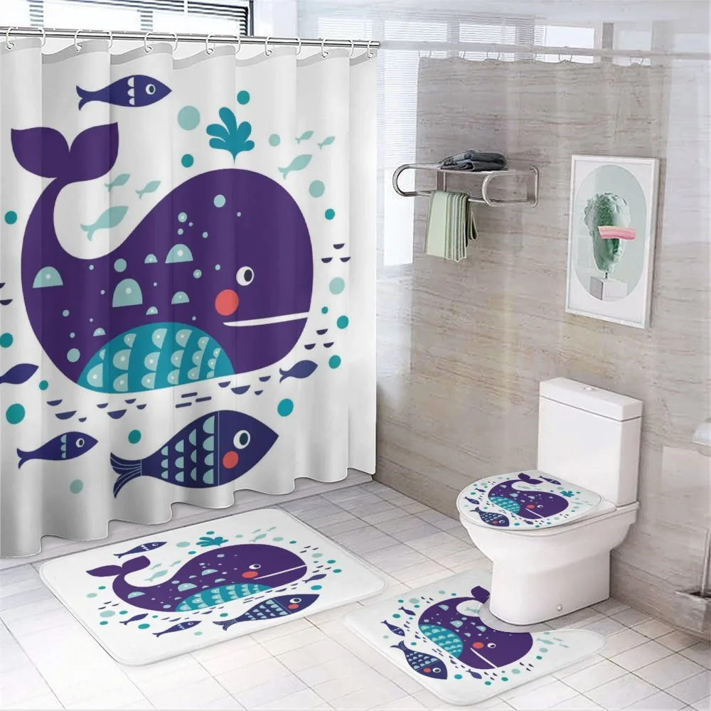 Ocean Cartoon Big Fish — Your design