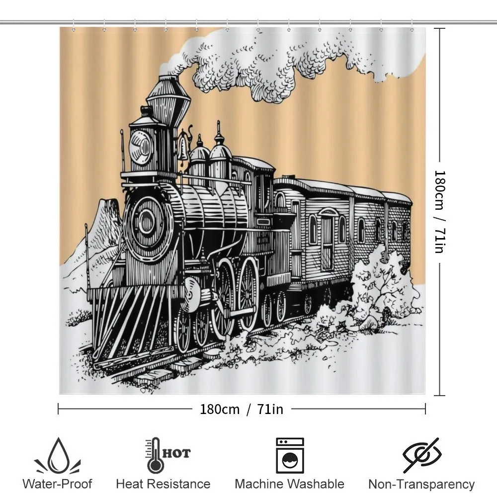Old Wooden Train — Detail 2