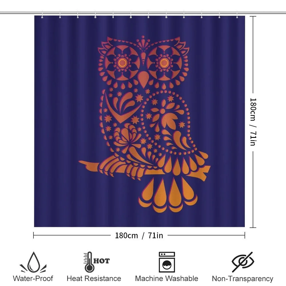 Ornamental Vintage Owl — Detail 2