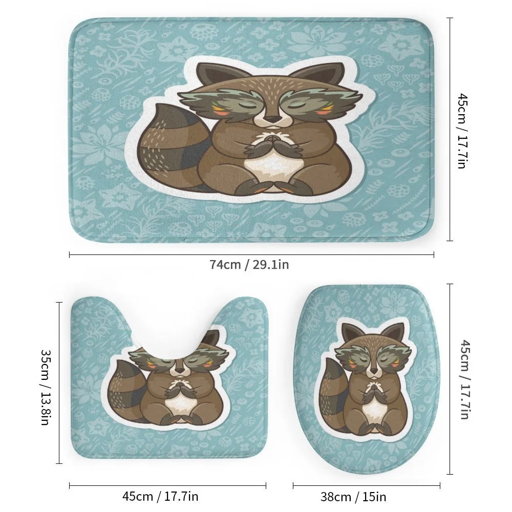 Raccoon on Meadow — Detail 1