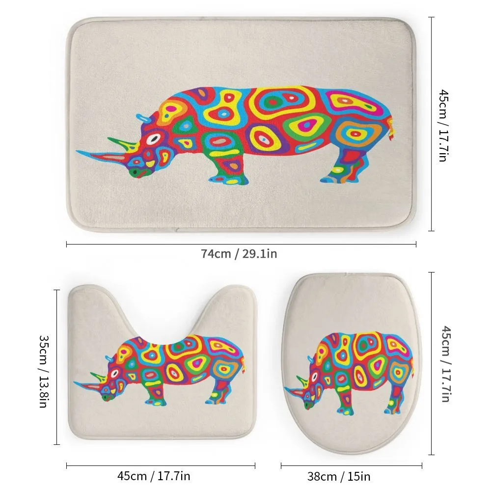 Rainbow Colored Motifs Animal — Detail 1