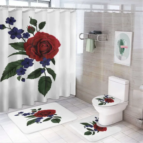 Rosebud Little Blossom on a shower curtain