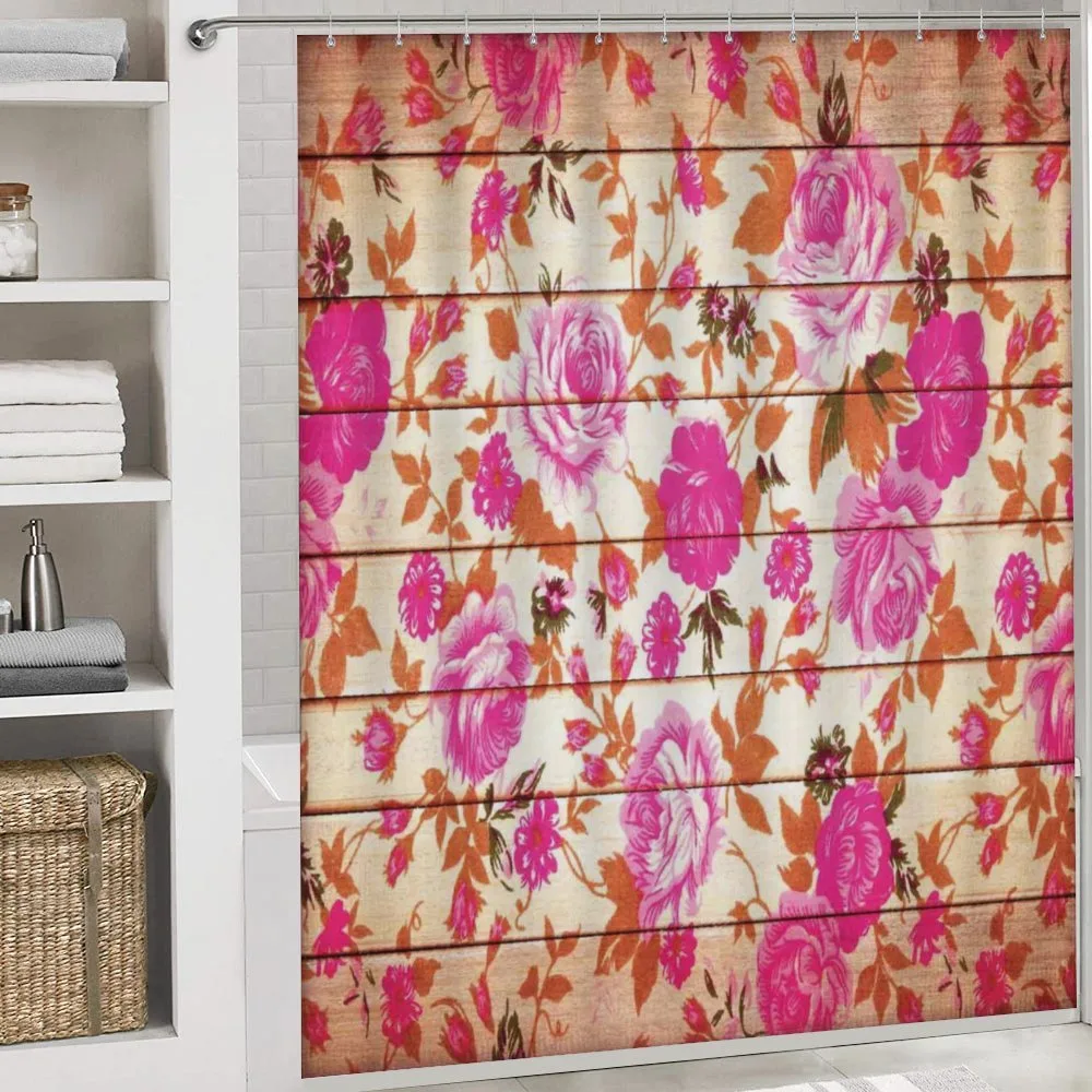 Roses on Wood Backdrop — Detail 4