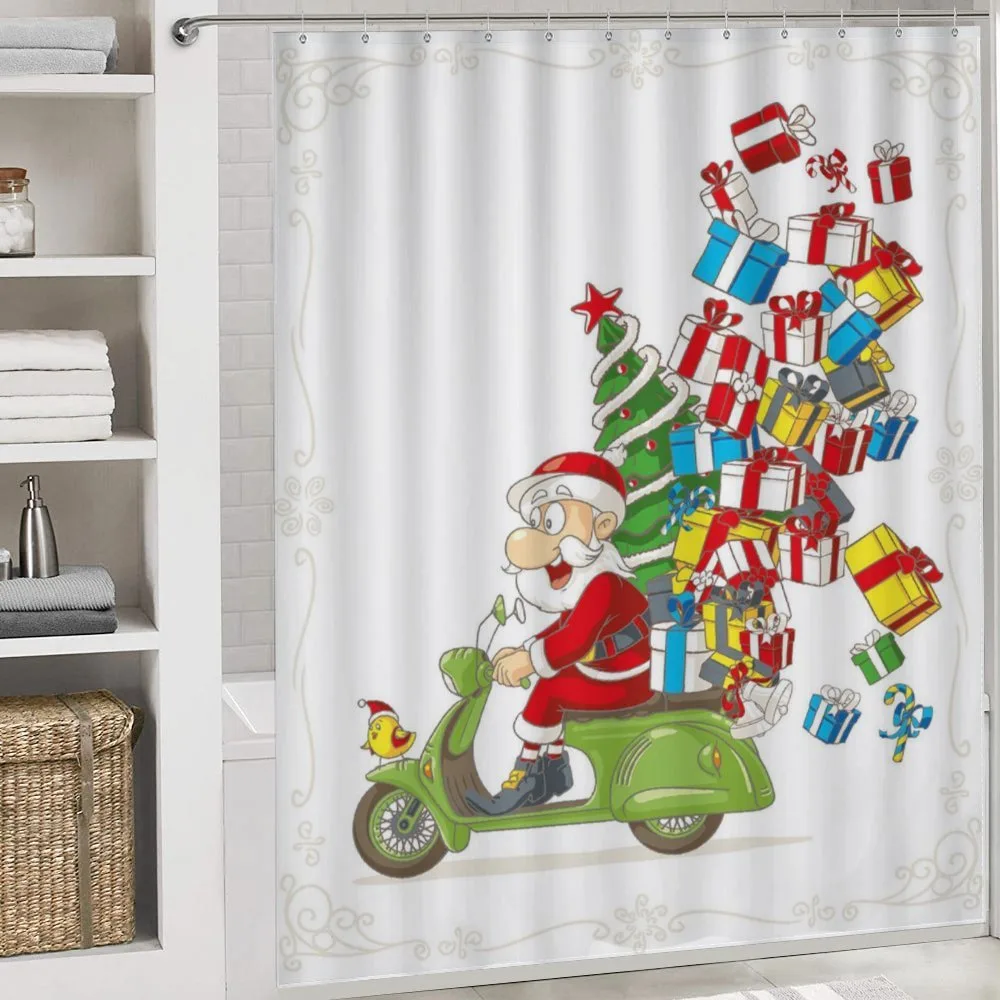 Santa on Motorbike — Detail 4