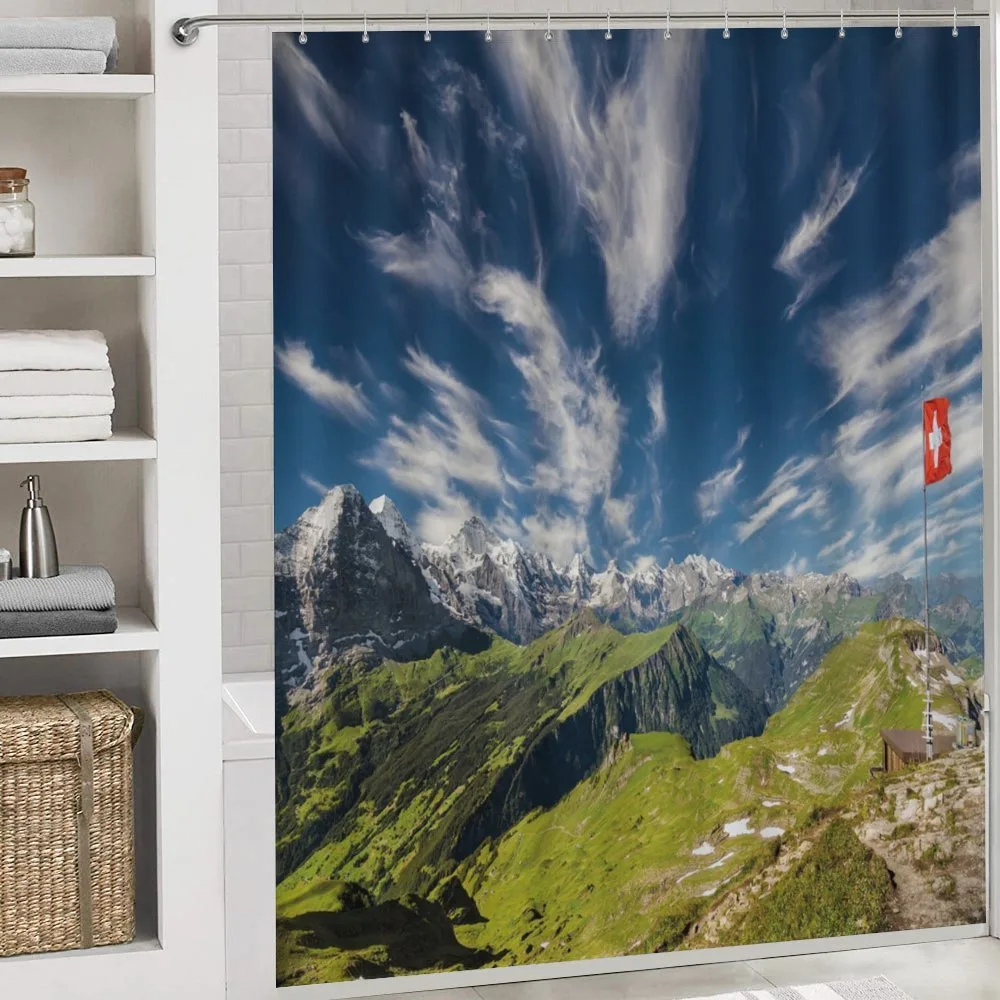 View of the Swiss Alps — Detail 4