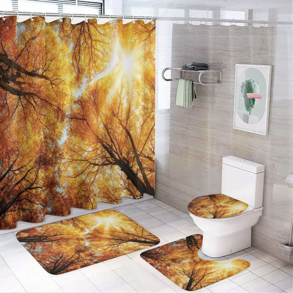 Autumn Sunbeams Forest — Your design