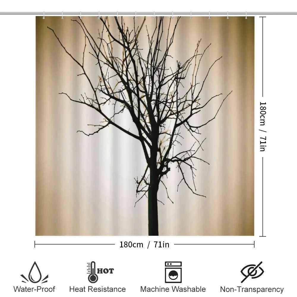 Barren Tree on Ombre — Detail 2