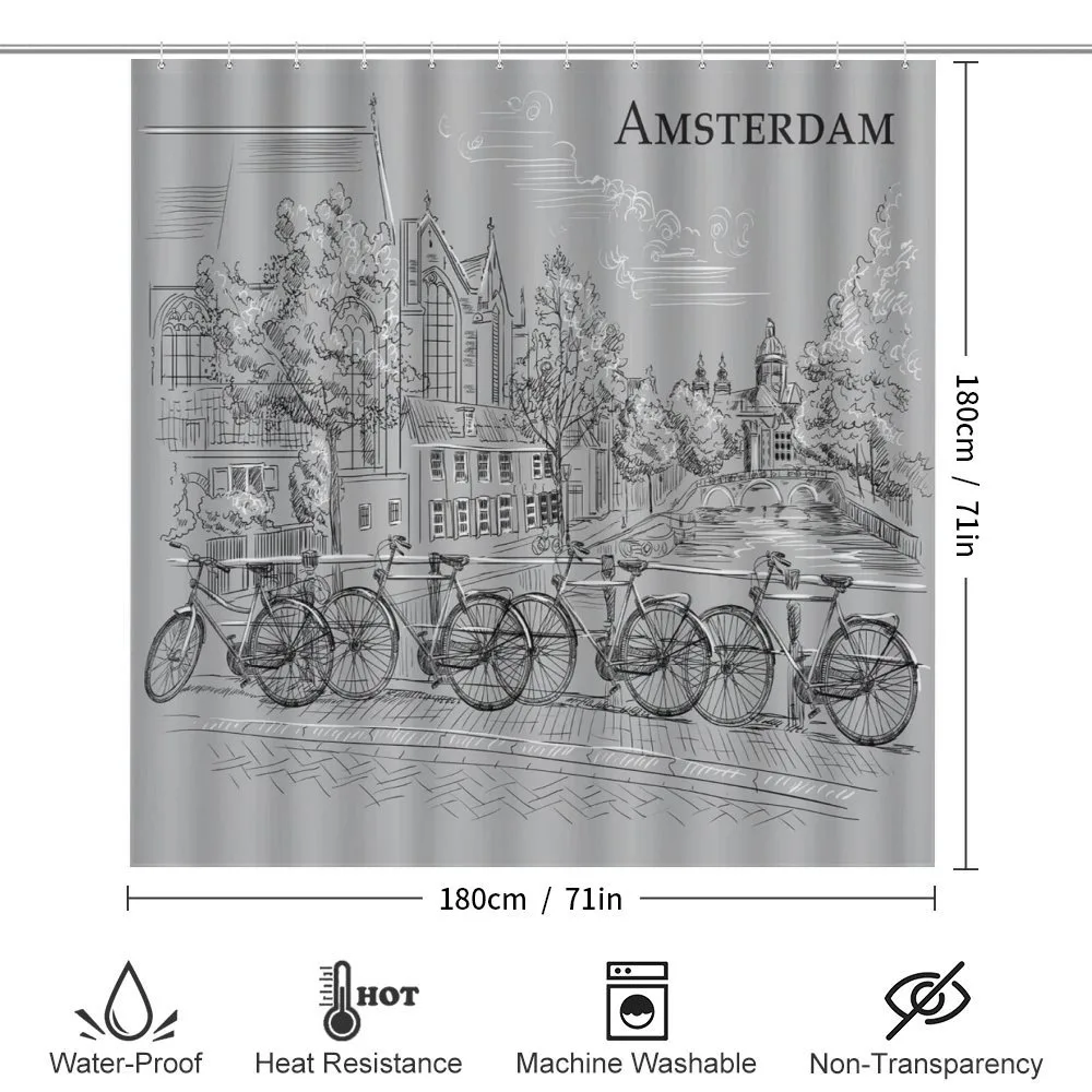Bicycles by the Canal — Detail 2